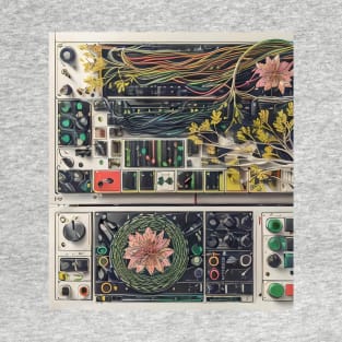 Abstract Modular Synth + Foliage T-Shirt